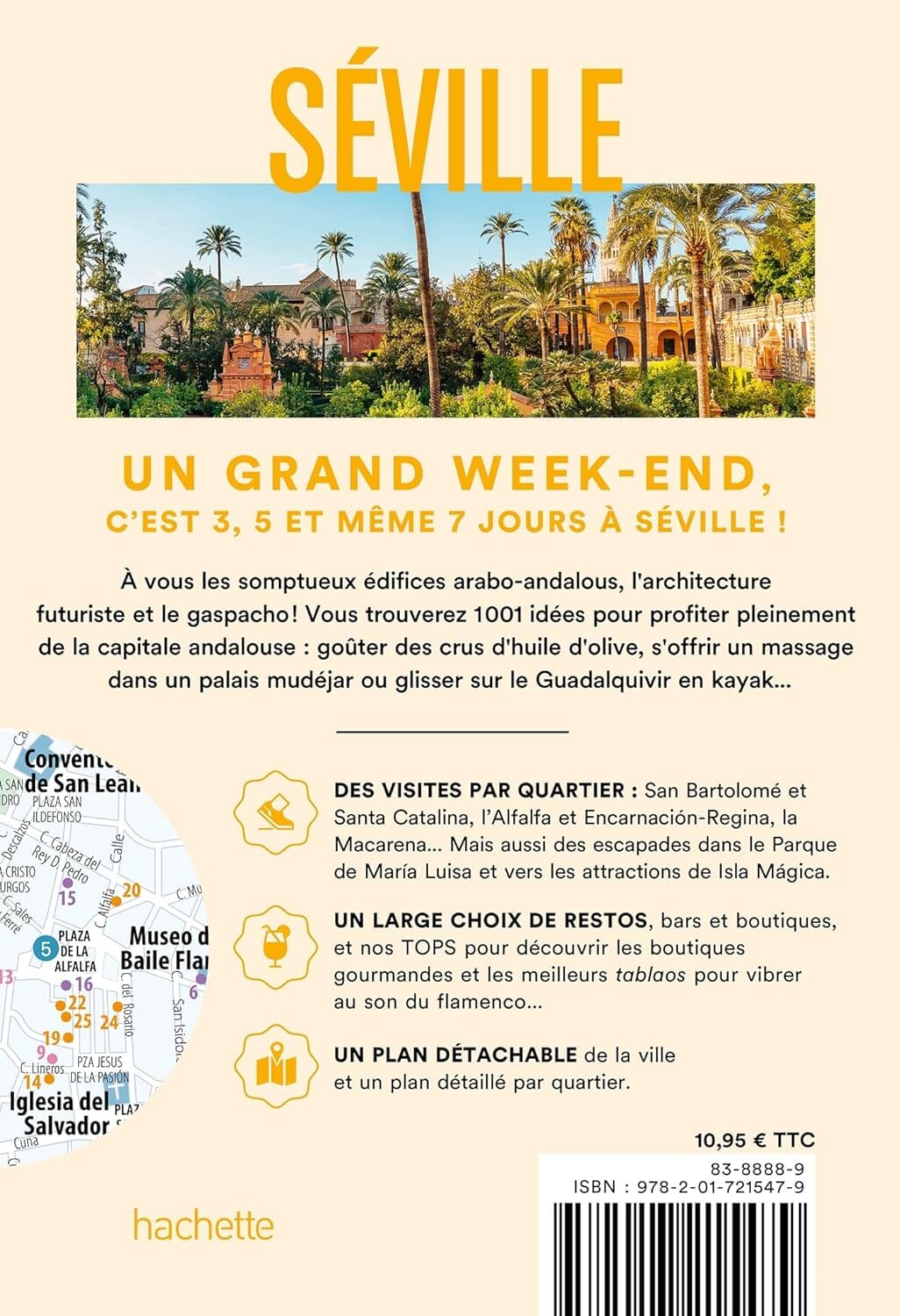 Guide de voyage de poche - Un Grand Week-end à Séville - Édition 2023 | Hachette guide de voyage Hachette
