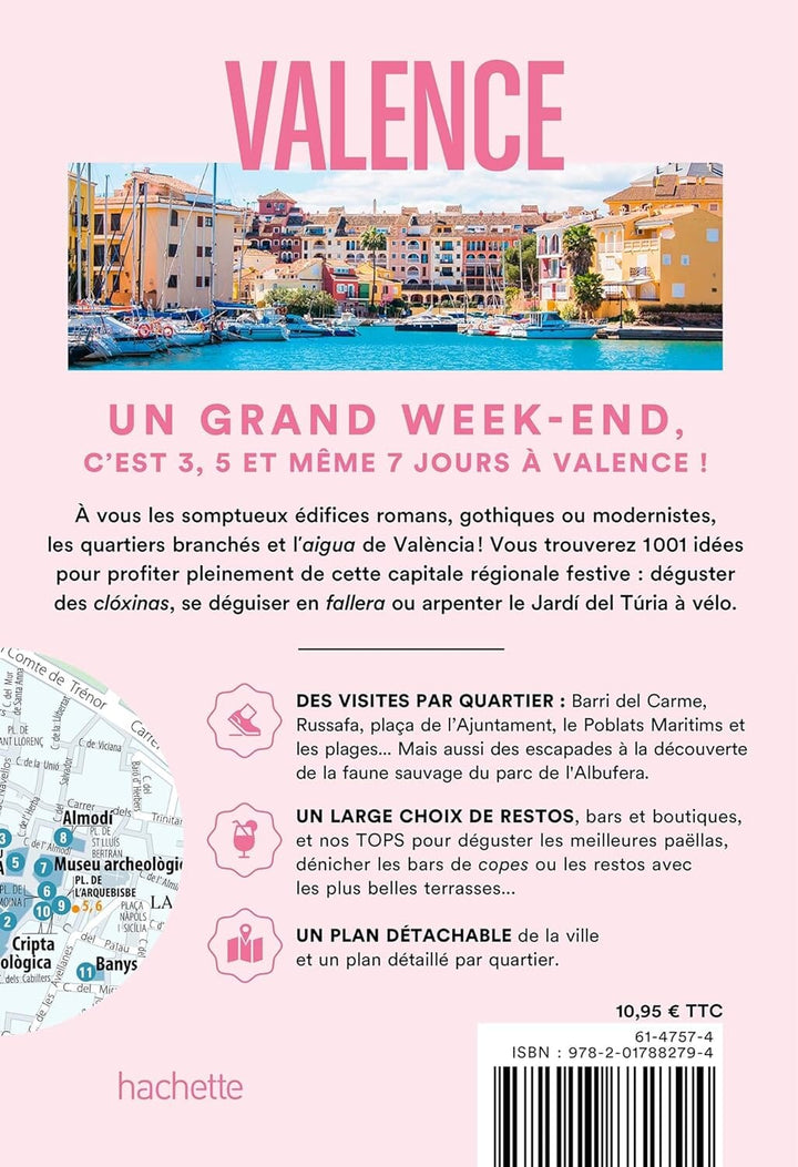Guide de voyage de poche - Un Grand Week-end à Valence - Édition 2023 | Hachette guide petit format Hachette 
