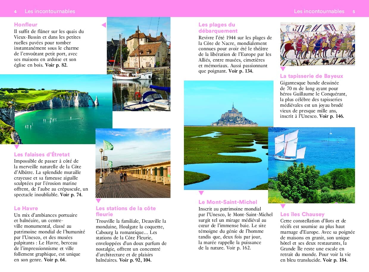 Guide de voyage de poche - Un Grand Week-end en Normandie 2024 | Hachette guide de voyage Hachette