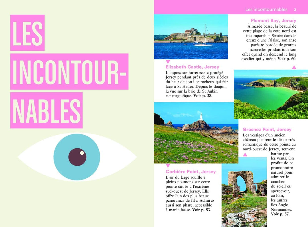 Guide de voyage de poche - Un Grand Week-end : Jersey, Guernesey - Édition 2023 | Hachette guide petit format Hachette 