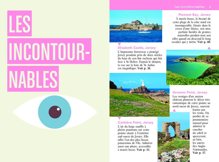 Guide de voyage de poche - Un Grand Week-end : Jersey, Guernesey - Édition 2023 | Hachette guide petit format Hachette 