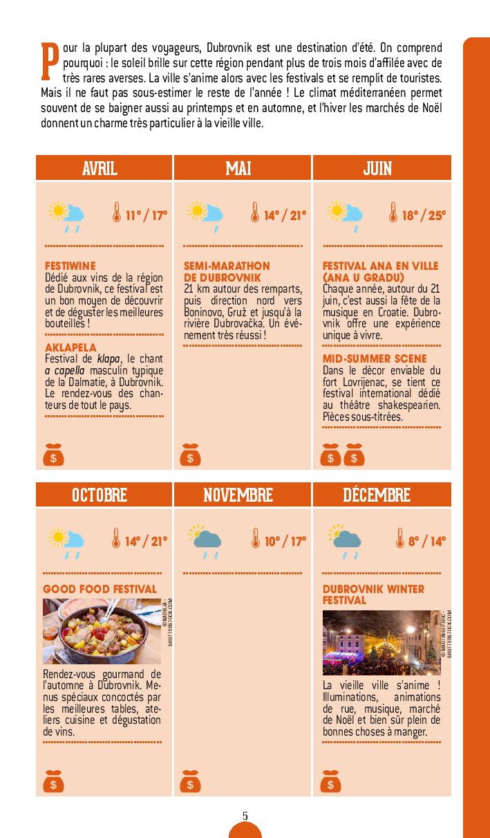 Guide de voyage - Dubrovnik 2022/23 | Petit Futé guide de voyage Petit Futé 