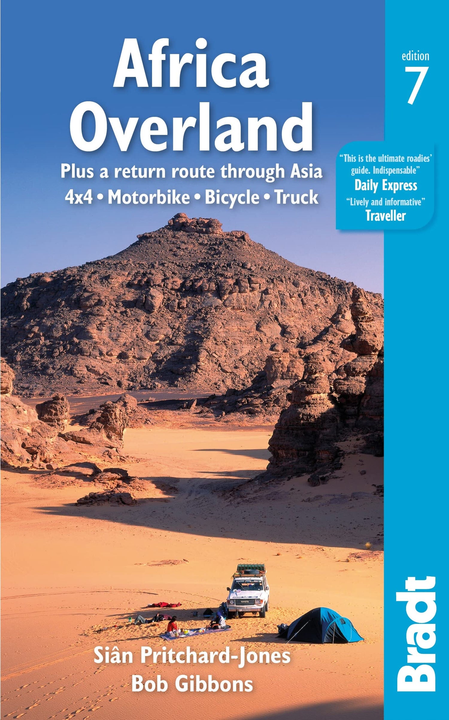 Guide de voyage (en anglais) - Africa overland | Bradt guide de voyage Bradt 