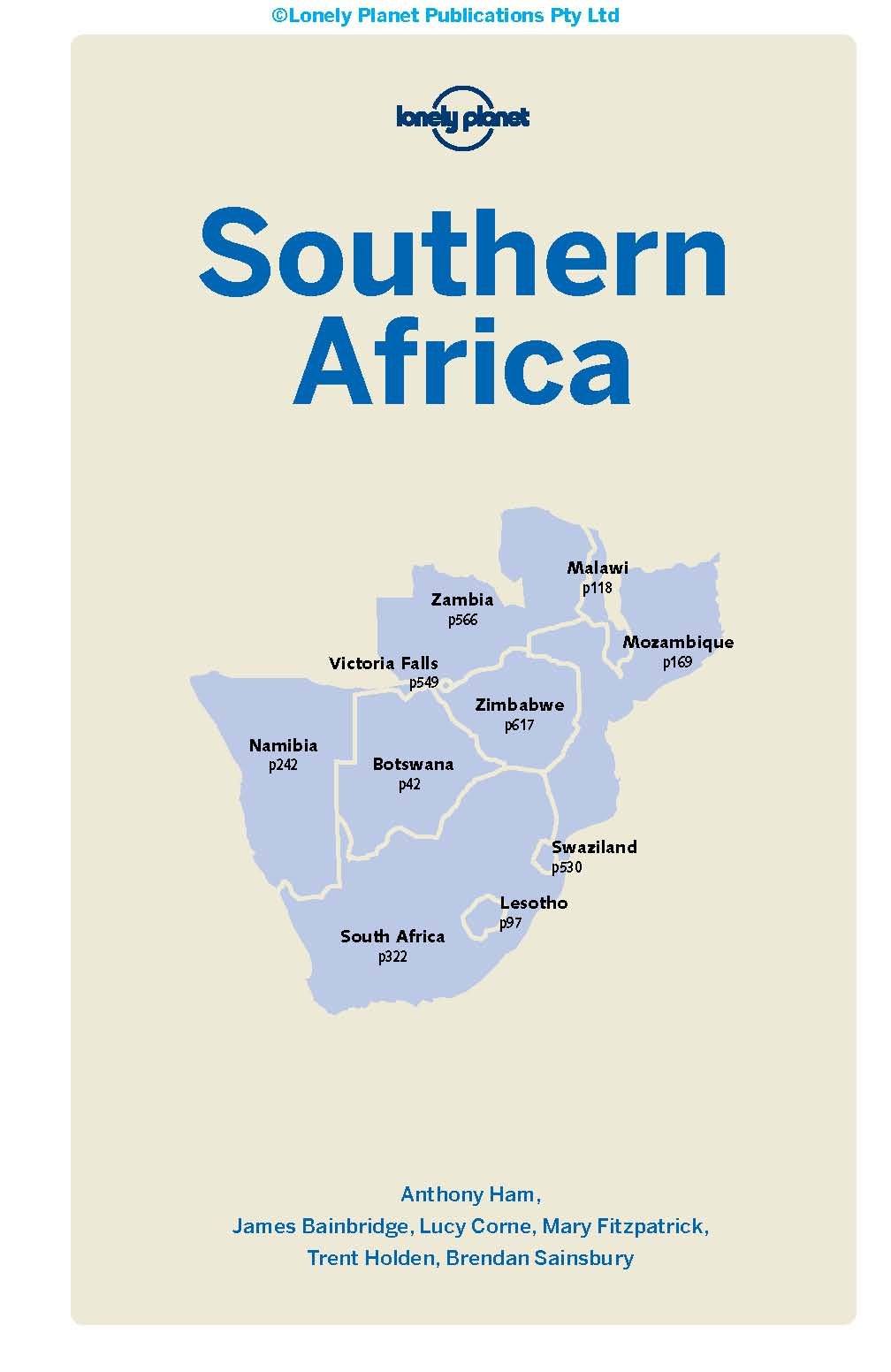 Guide de voyage (en anglais) - Africa Southern | Lonely Planet guide de voyage Lonely Planet EN