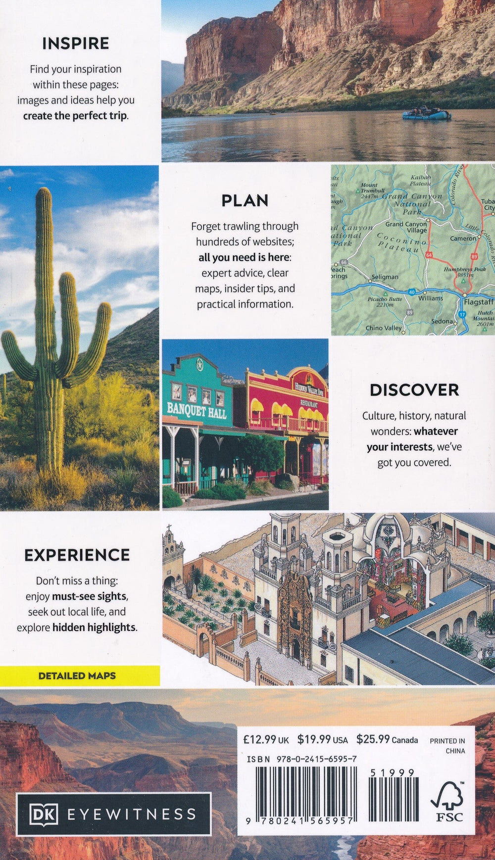 Guide de voyage (en anglais) - Arizona & the Grand Canyon | Eyewitness guide de voyage Eyewitness 