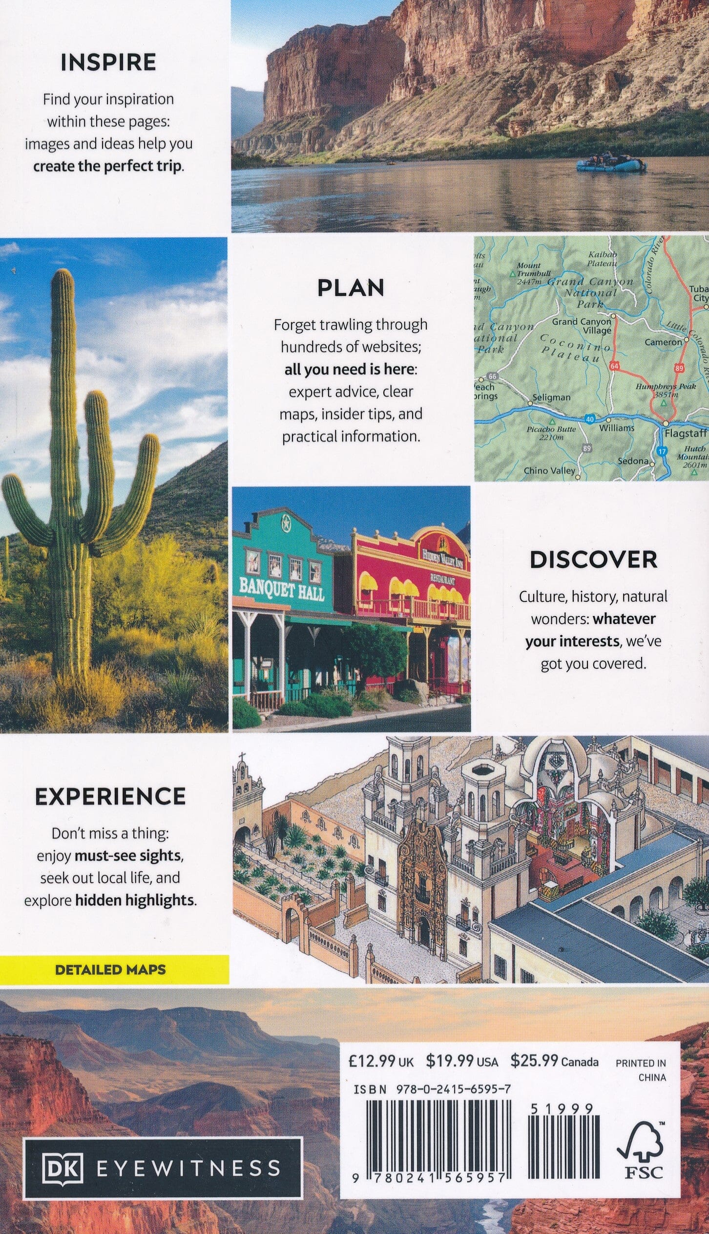 Guide de voyage (en anglais) - Arizona & the Grand Canyon | Eyewitness guide de voyage Eyewitness 