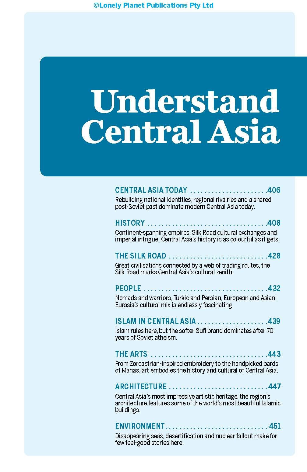 Guide de voyage (en anglais) - Asia Central | Lonely Planet guide de voyage Lonely Planet 