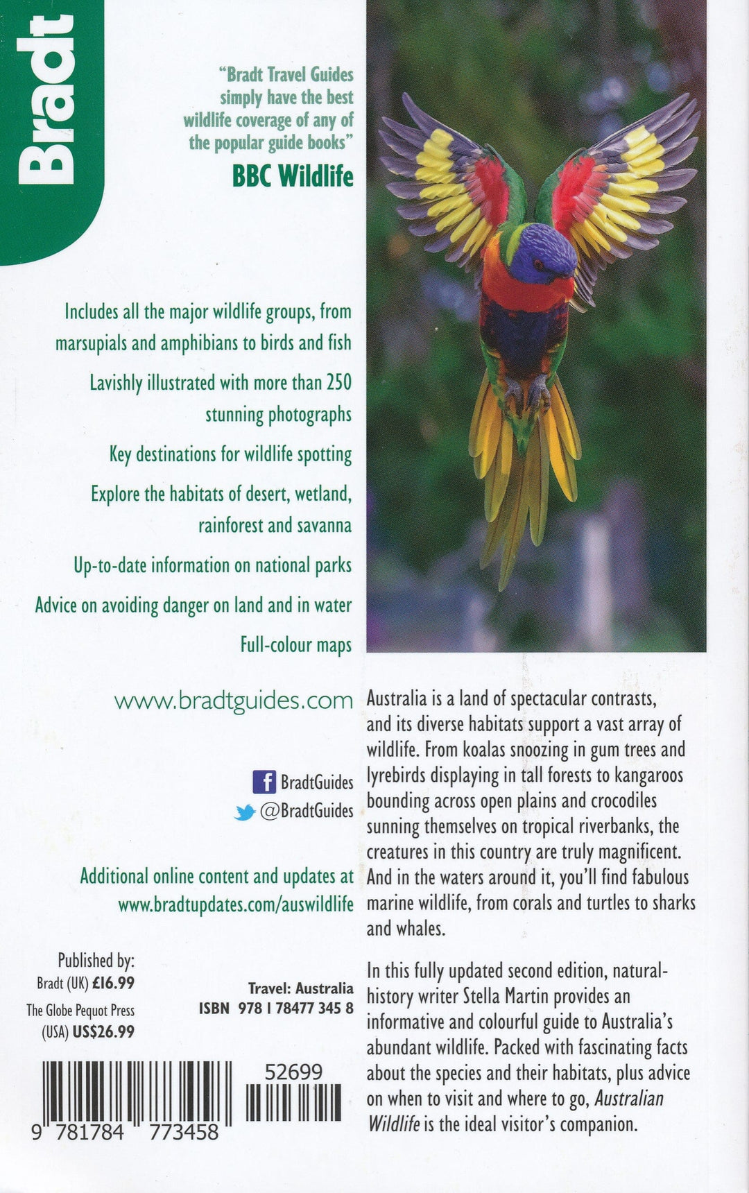 Guide de voyage (en anglais) - Australian wildlife | Bradt guide de voyage Bradt 