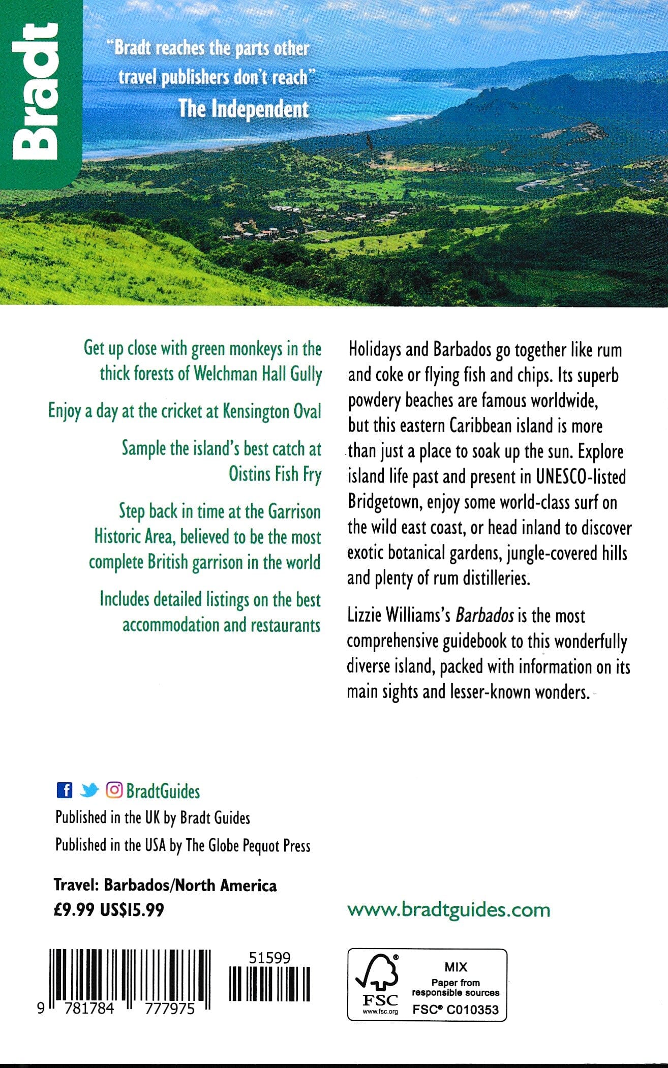 Guide de voyage (en anglais) - Barbados | Bradt guide de voyage Bradt 