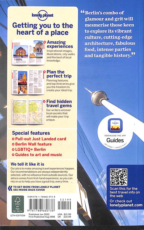 Guide de voyage (en anglais) - Berlin | Lonely Planet guide de voyage Lonely Planet EN
