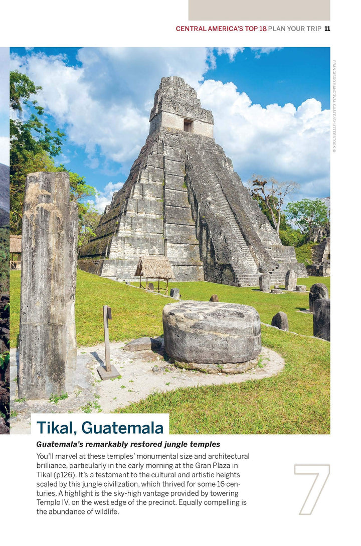 Guide de voyage (en anglais) - Best of America Central | Lonely Planet guide de voyage Lonely Planet 
