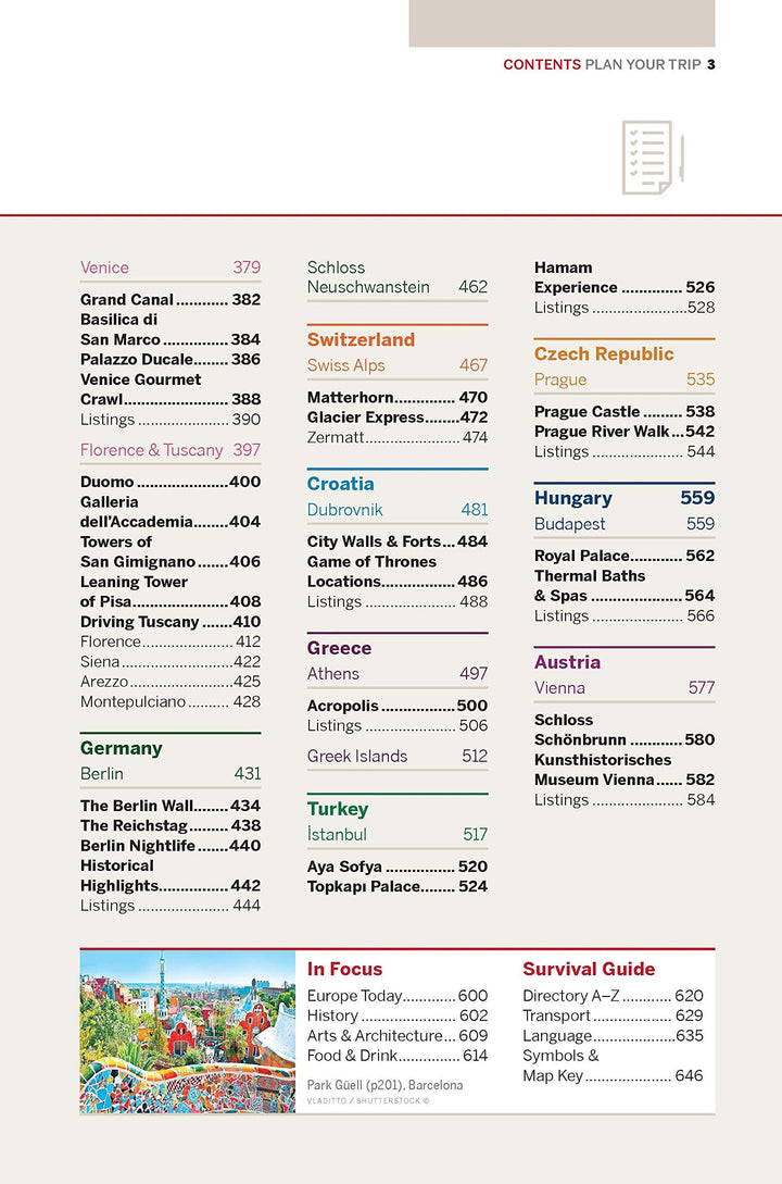 Guide de voyage (en anglais) - Best of Europe | Lonely Planet guide de voyage Lonely Planet 