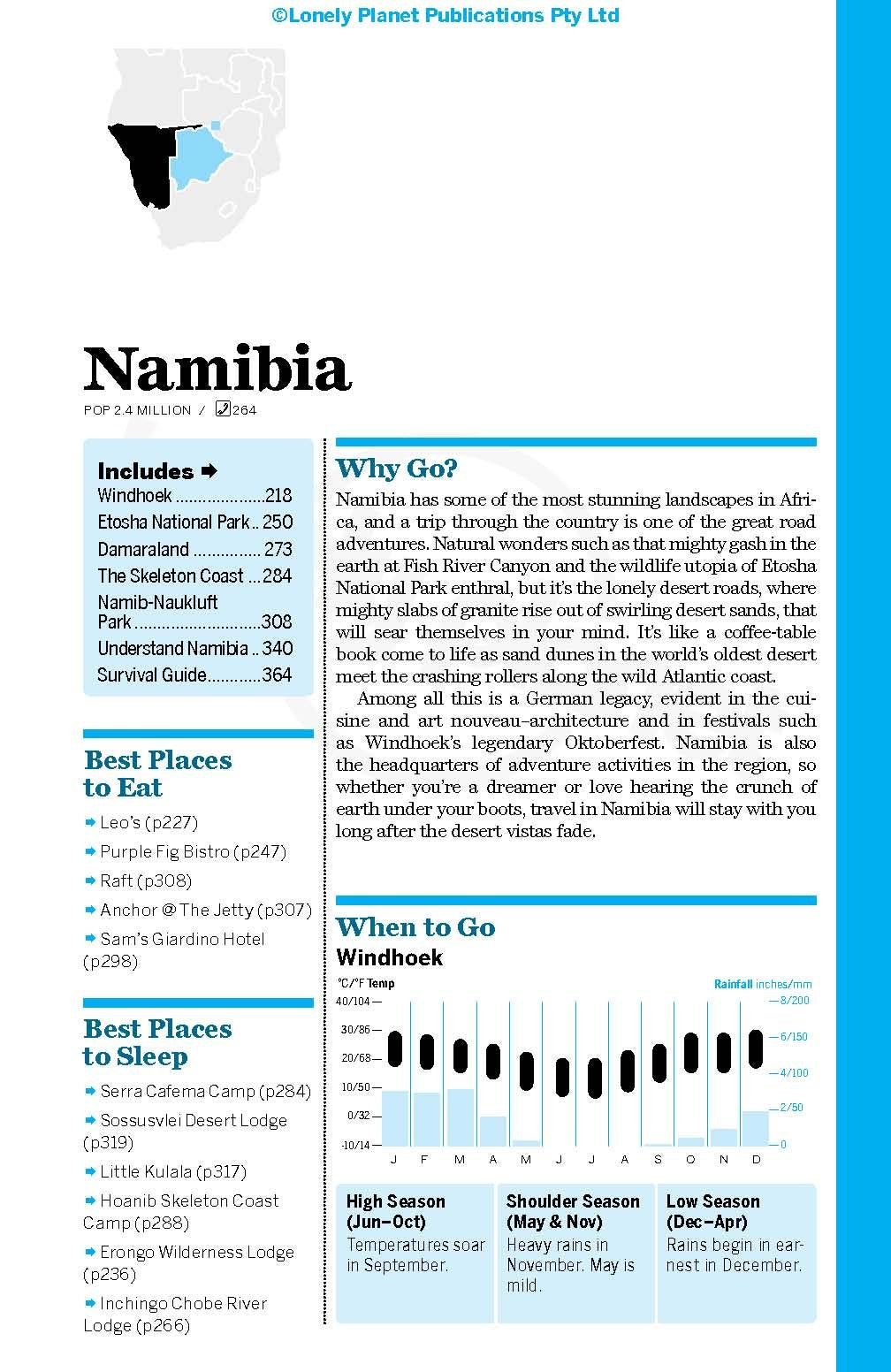 Guide de voyage (en anglais) - Botswana & Namibia | Lonely Planet guide de voyage Lonely Planet 