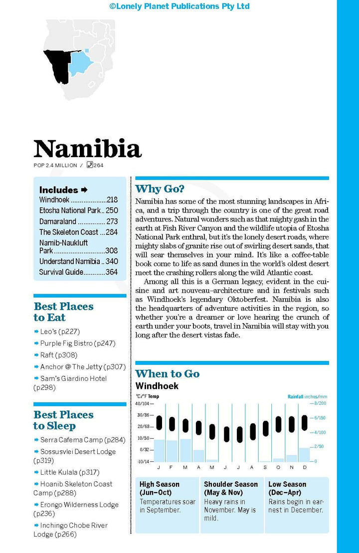 Guide de voyage (en anglais) - Botswana & Namibia | Lonely Planet guide de voyage Lonely Planet 