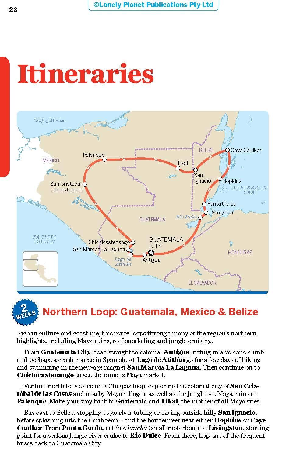 Guide de voyage (en anglais) - Central America | Lonely Planet guide de voyage Lonely Planet 