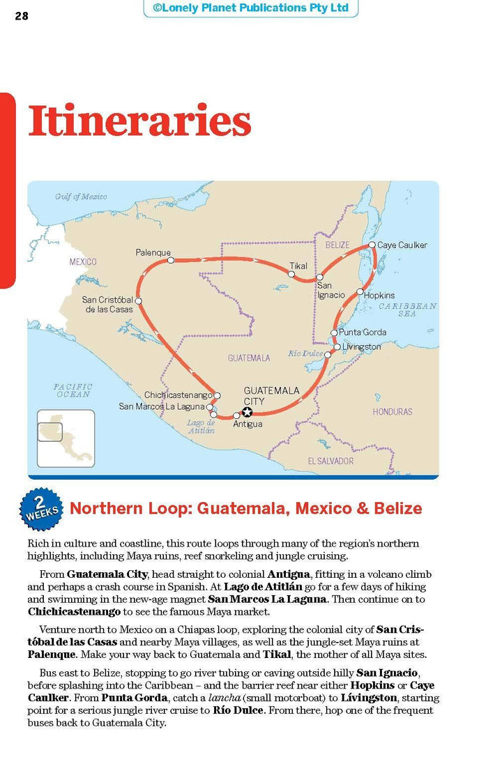 Guide de voyage (en anglais) - Central America | Lonely Planet guide de voyage Lonely Planet 