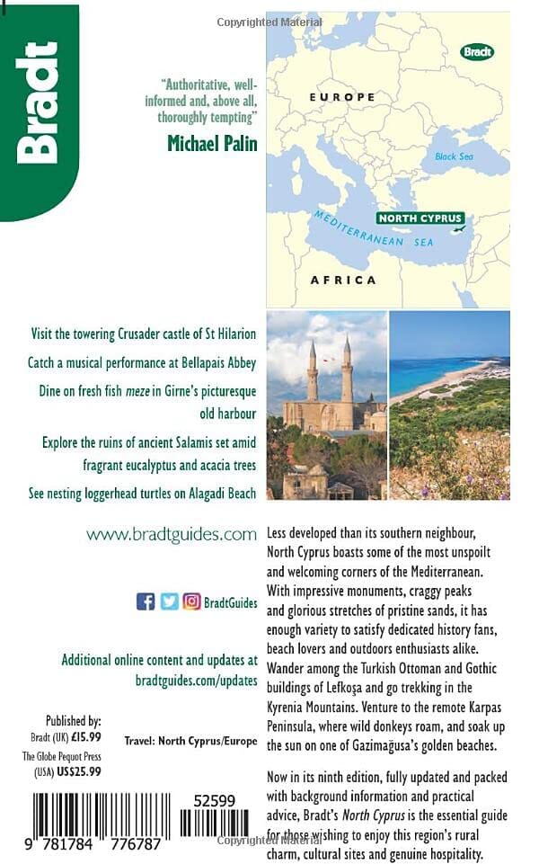 Guide de voyage (en anglais) - Chypre Nord | Bradt guide de voyage Bradt 