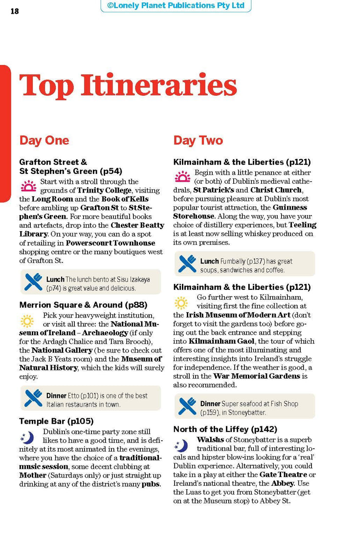 Guide de voyage (en anglais) - Dublin | Lonely Planet guide de voyage Lonely Planet 