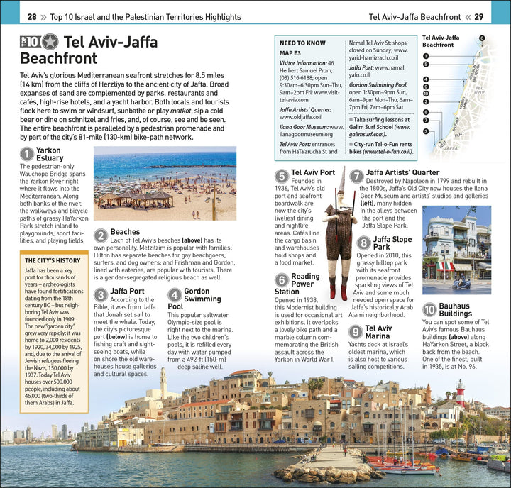 Guide de voyage (en anglais) - Israel & The Palestinian Territories Top 10 | Eyewitness guide petit format Eyewitness 