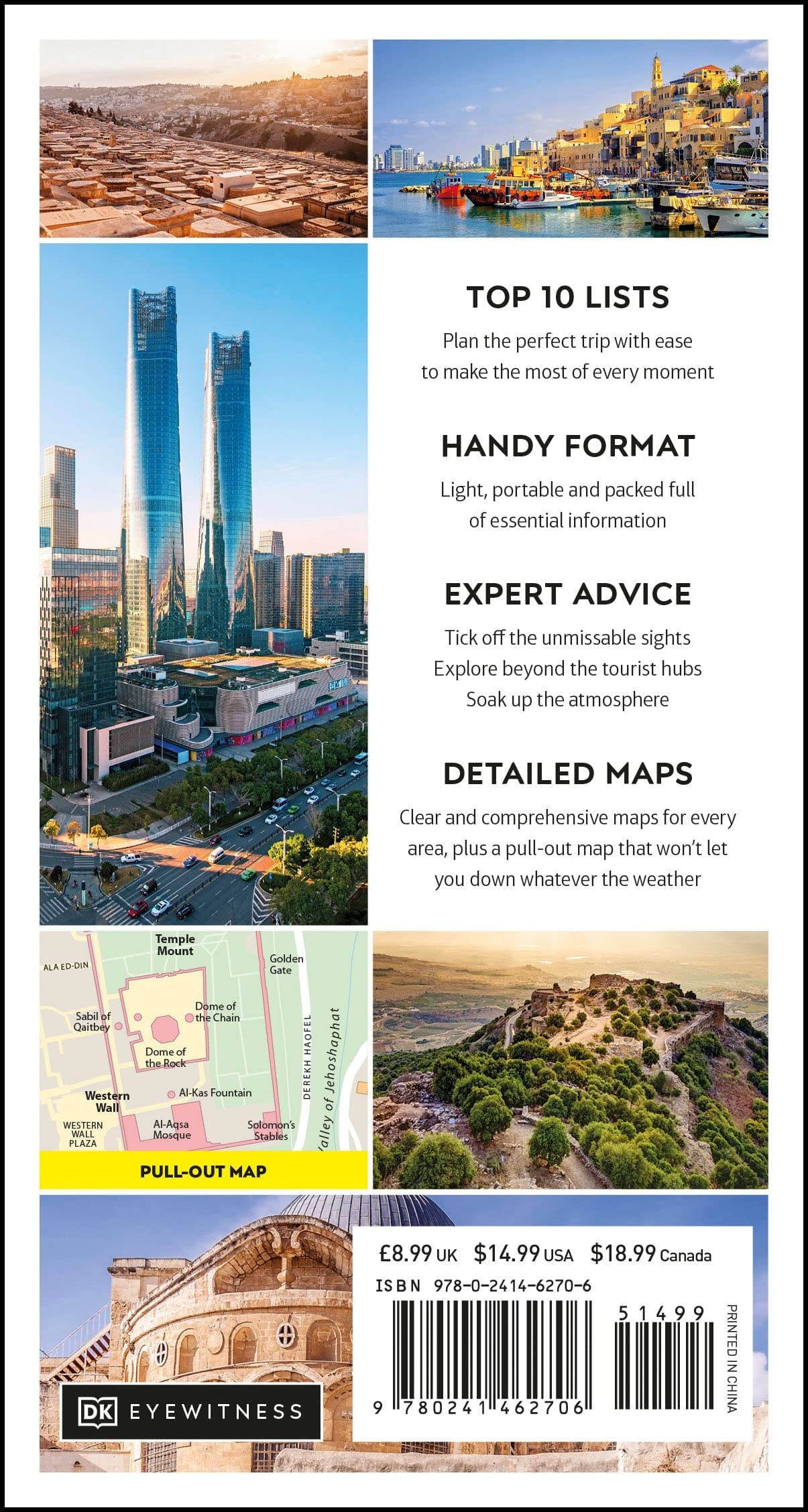 Guide de voyage (en anglais) - Israel & The Palestinian Territories Top 10 | Eyewitness guide de voyage Eyewitness