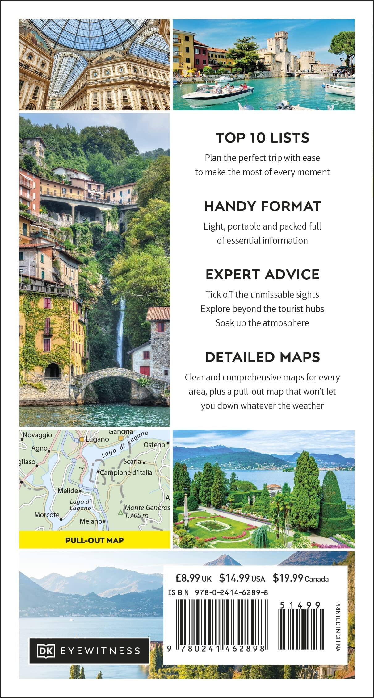 Guide de voyage (en anglais) - Italian Lakes top 10 | Eyewitness guide de voyage Eyewitness 