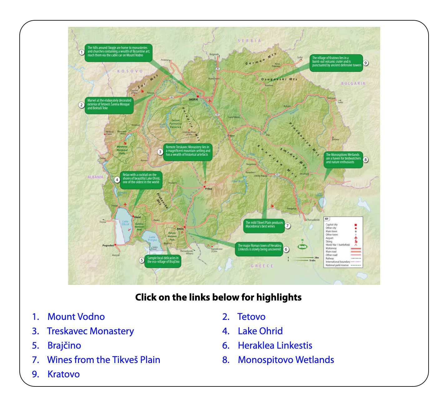 Guide de voyage (en anglais) - Macedonia North | Bradt guide de voyage Bradt 