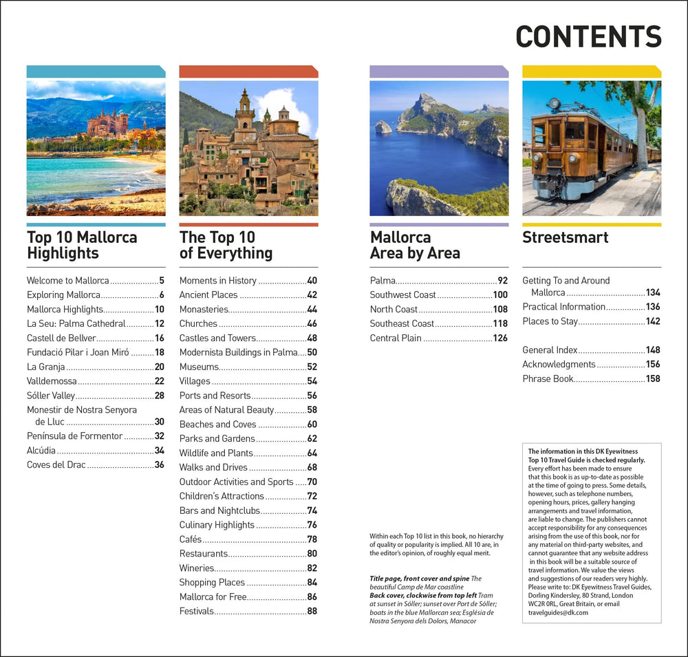 Guide de voyage (en anglais) - Mallorca Top 10 | Eyewitness guide petit format Eyewitness 