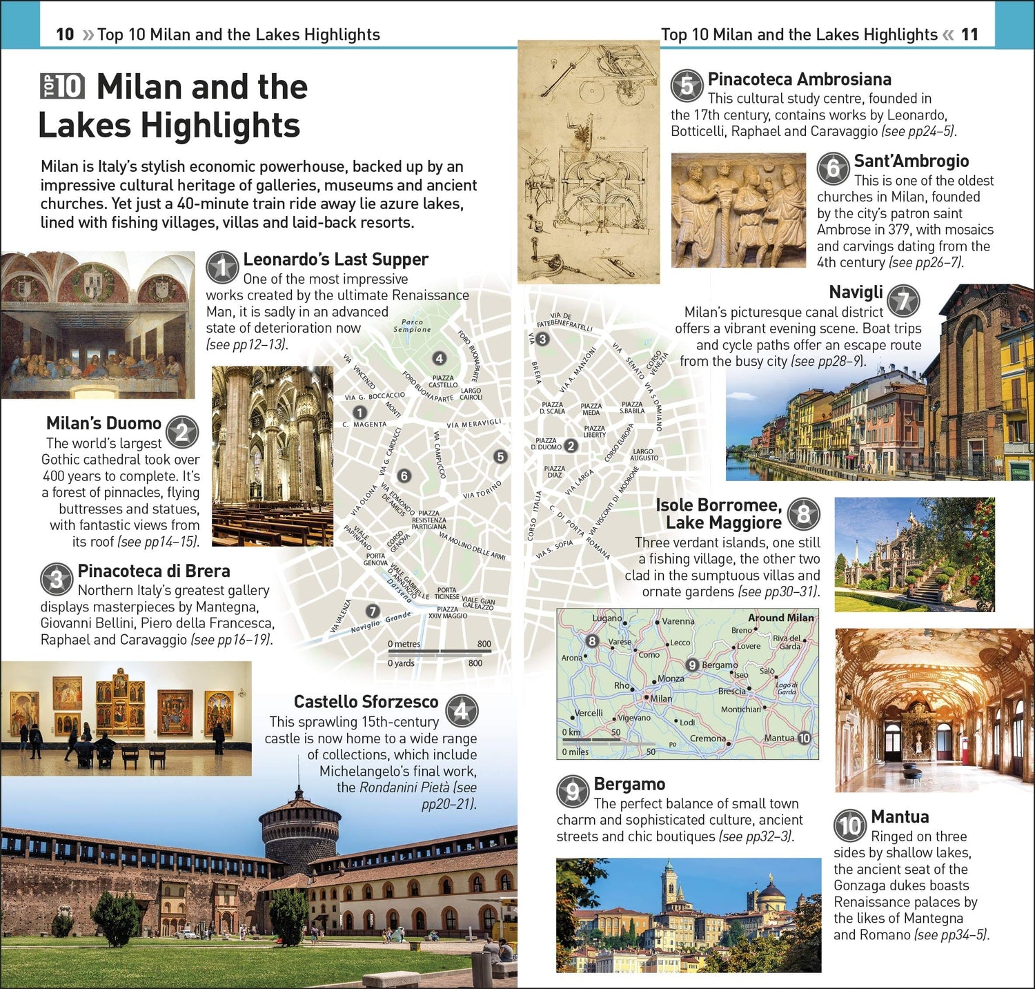 Guide de voyage (en anglais) - Milan & the lakes Top 10 | Eyewitness guide de voyage Eyewitness