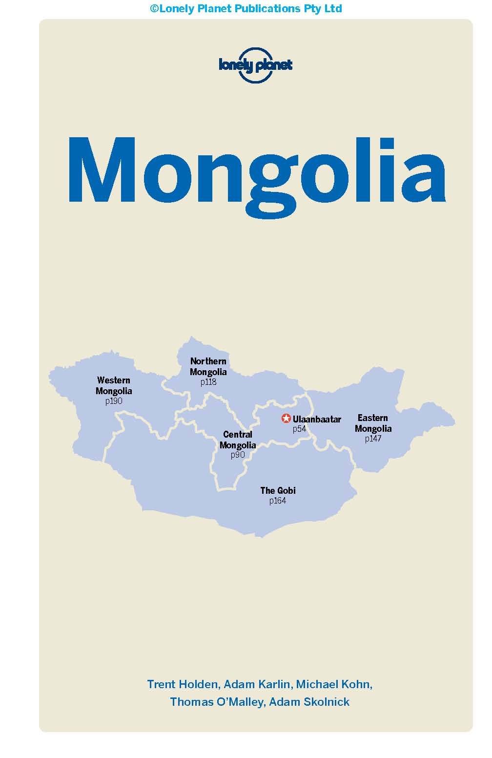 Guide de voyage (en anglais) - Mongolia | Lonely Planet guide de voyage Lonely Planet 