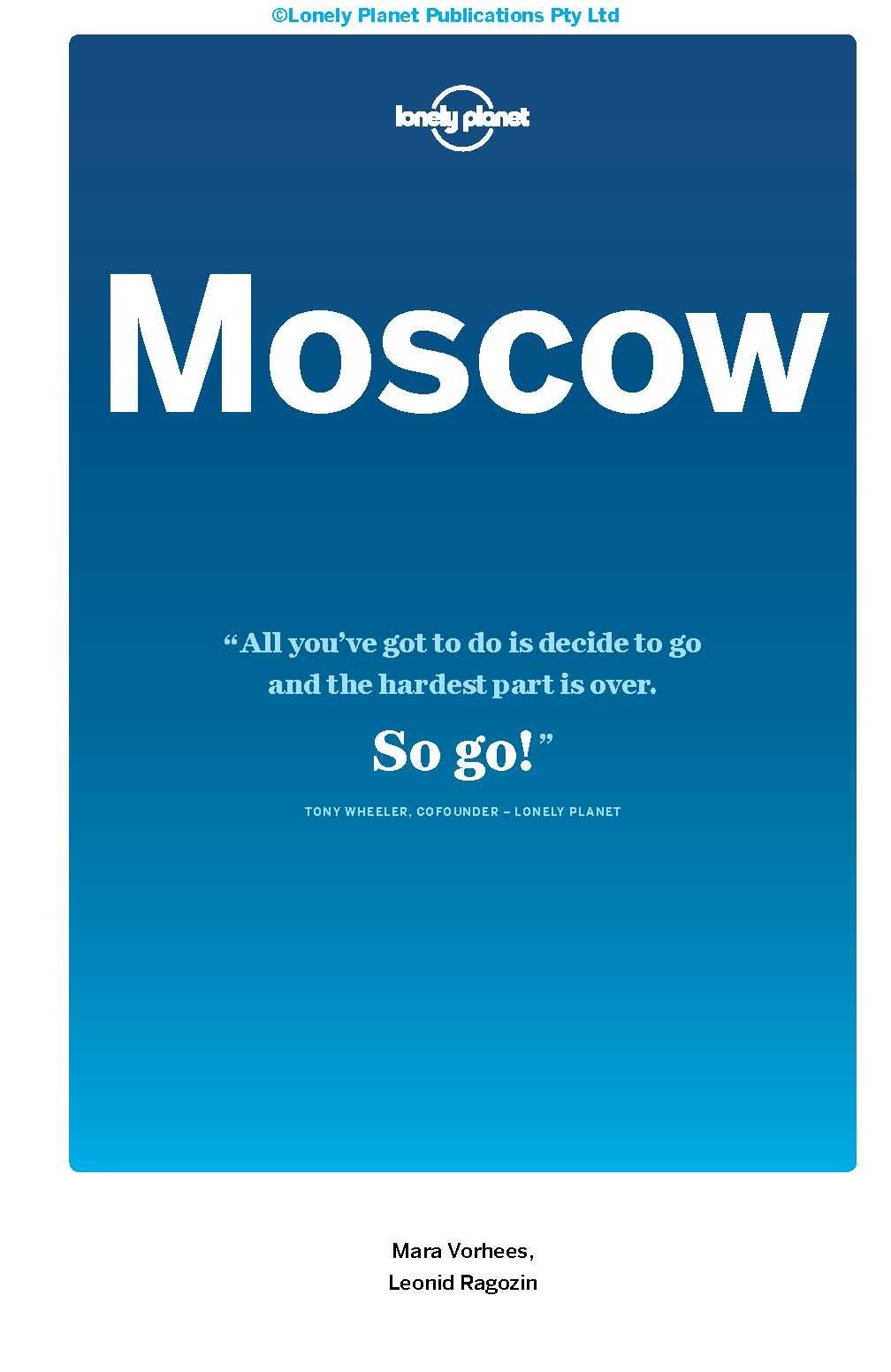 Guide de voyage (en anglais) - Moscow | Lonely Planet guide de voyage Lonely Planet EN