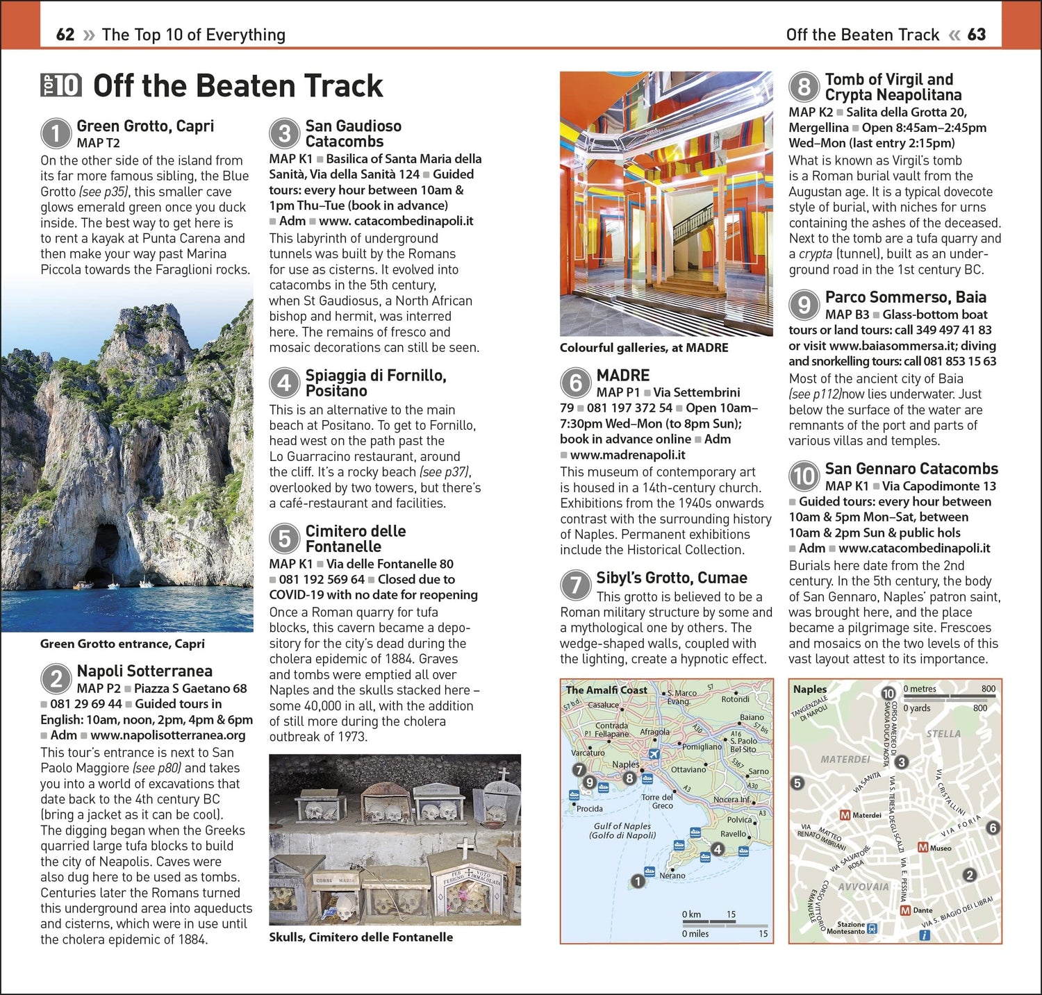 Guide de voyage (en anglais) - Top 10 Naples & the Amalfi Coast 2025 | Eyewitness guide de voyage Eyewitness