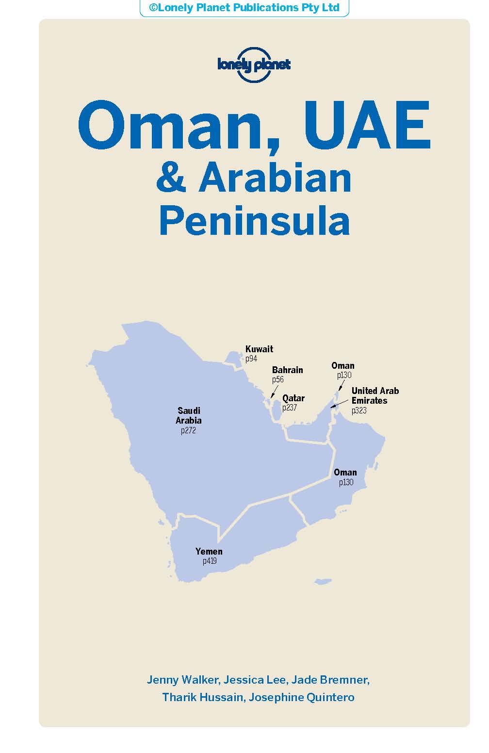 Guide de voyage (en anglais) - Oman & the UAE & Arabian Peninsula | Lonely Planet guide de voyage Lonely Planet EN