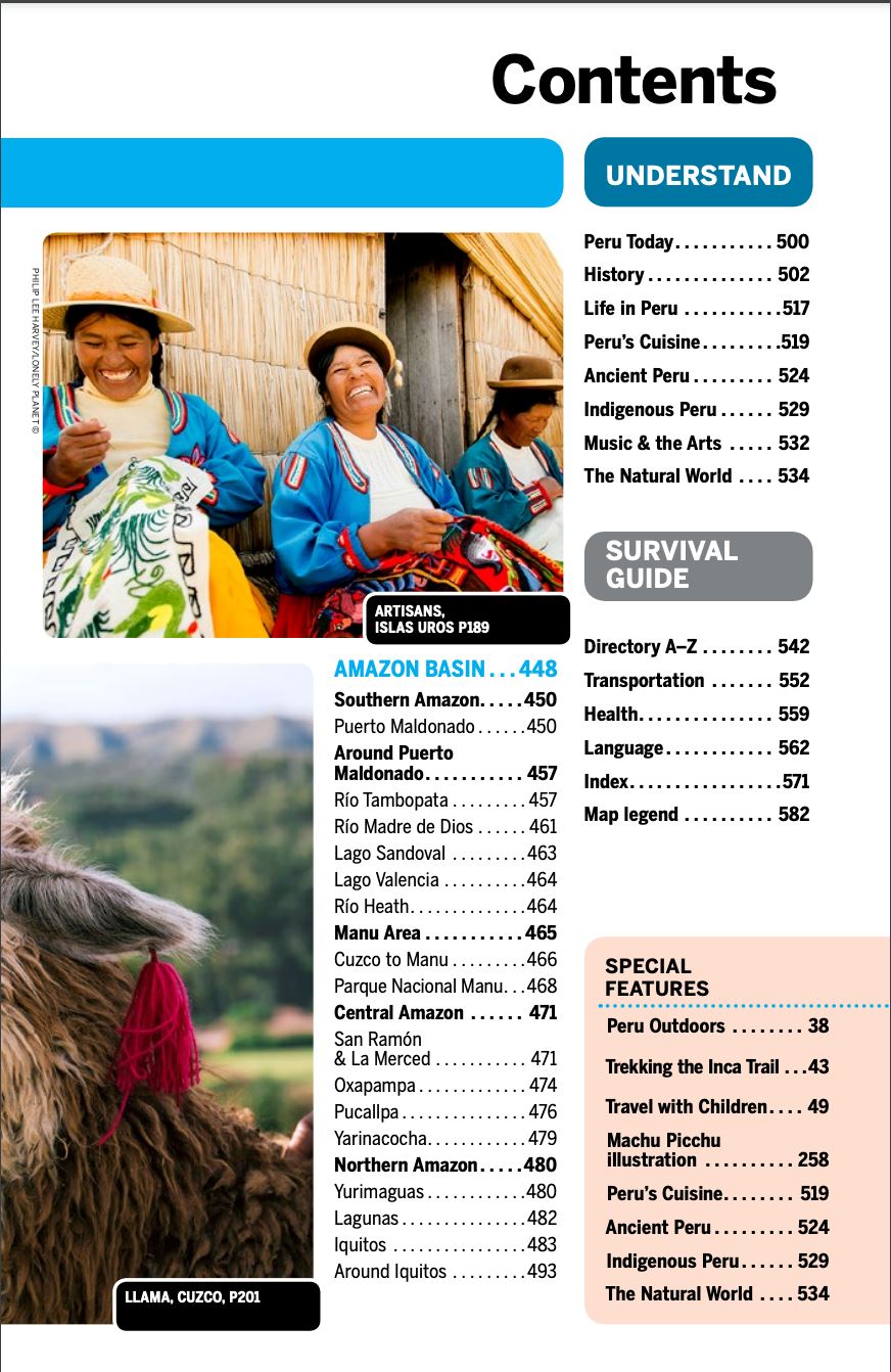 Guide de voyage (en anglais) - Peru | Lonely Planet guide de voyage Lonely Planet 