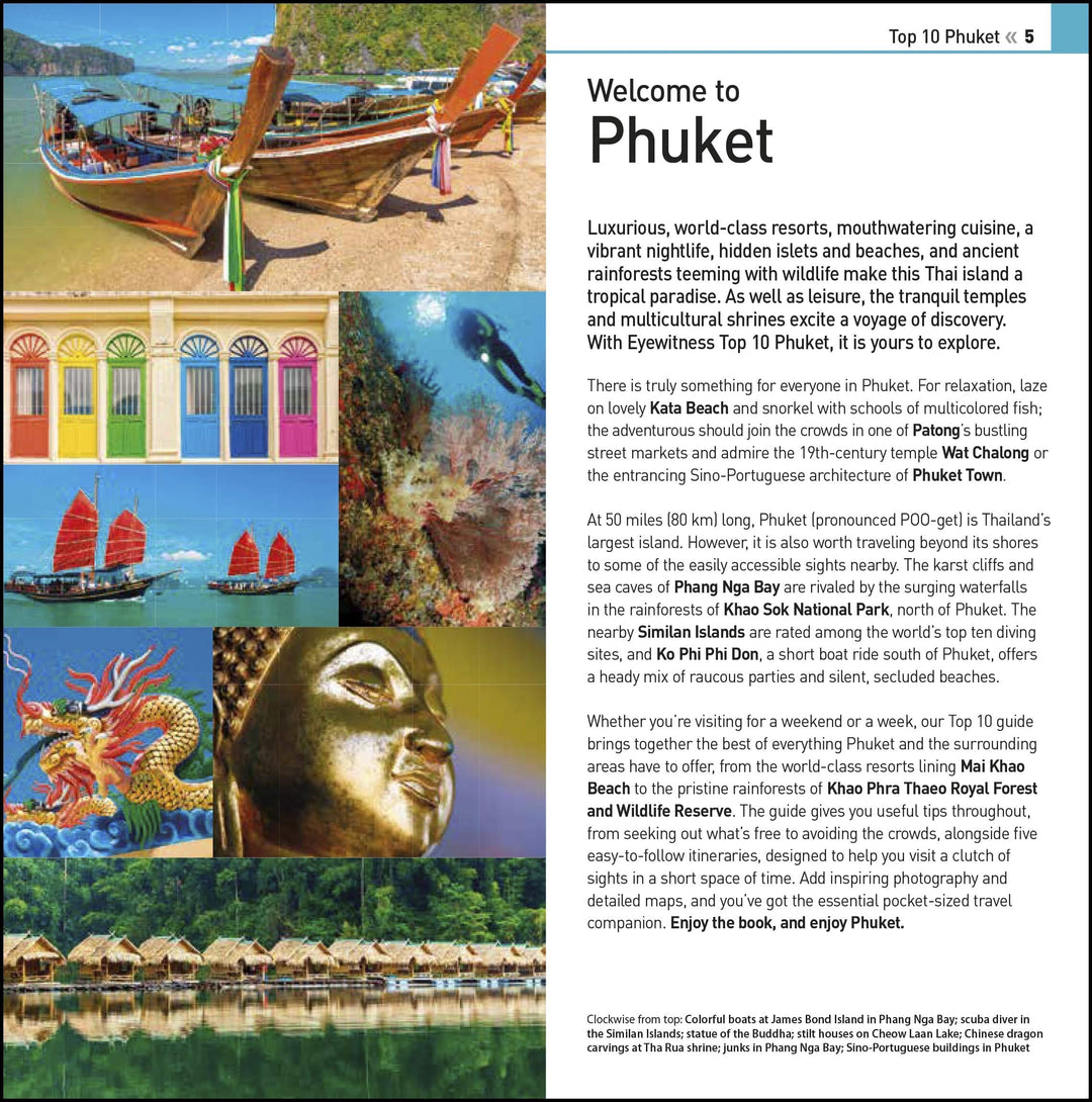 Guide de voyage (en anglais) - Phuket Top 10 | Eyewitness guide petit format Eyewitness 