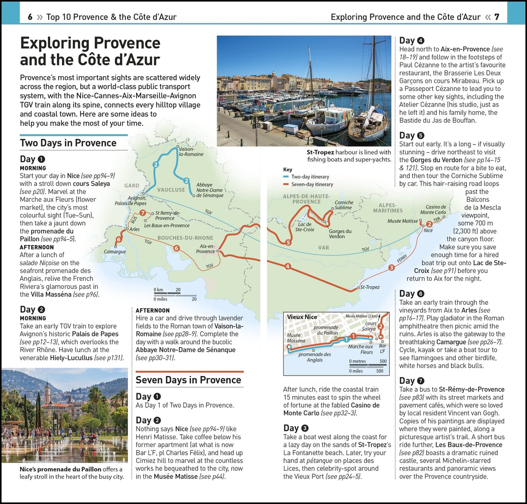 Guide de voyage (en anglais) - Provence & the Côte d'Azur Top 10 | Eyewitness guide petit format Eyewitness 