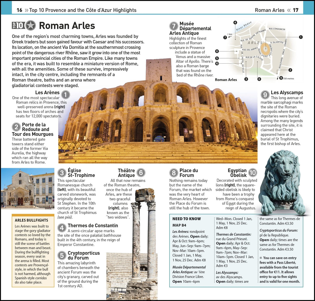 Guide de voyage (en anglais) - Provence & the Côte d'Azur Top 10 | Eyewitness guide petit format Eyewitness 