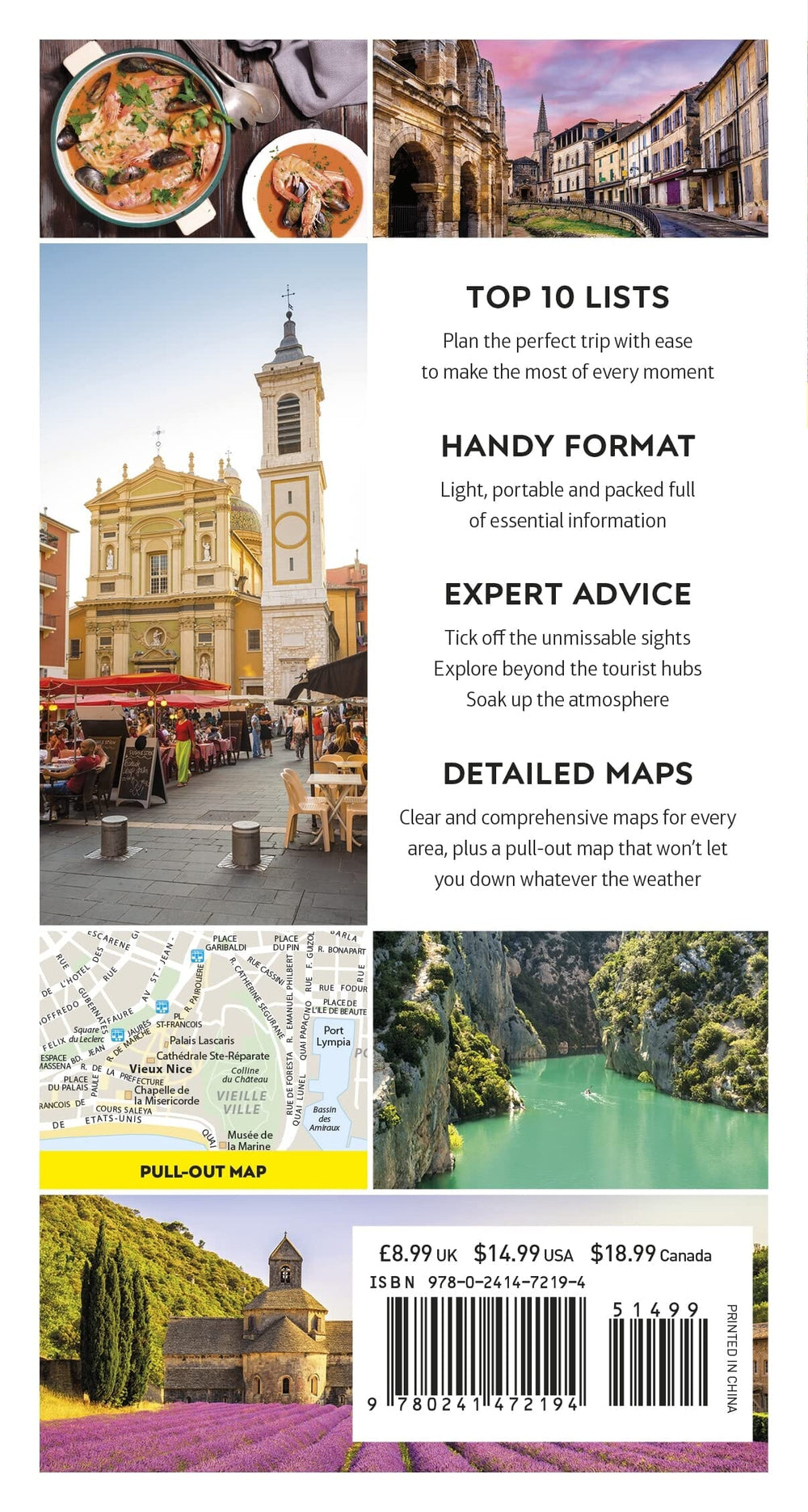 Guide de voyage (en anglais) - Provence & the Côte d'Azur Top 10 | Eyewitness guide petit format Eyewitness 