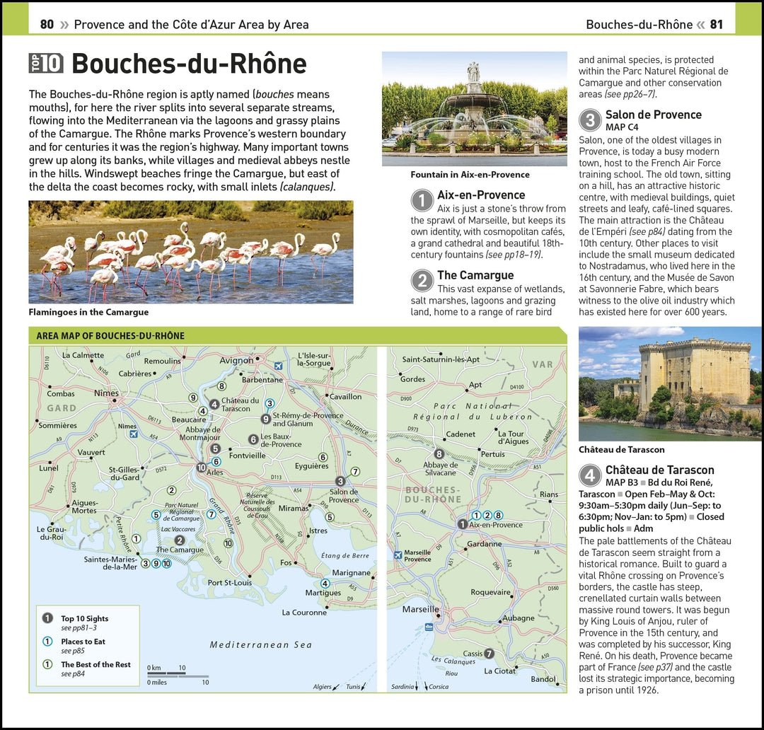 Guide de voyage (en anglais) - Provence & the Côte d'Azur Top 10 | Eyewitness guide petit format Eyewitness 