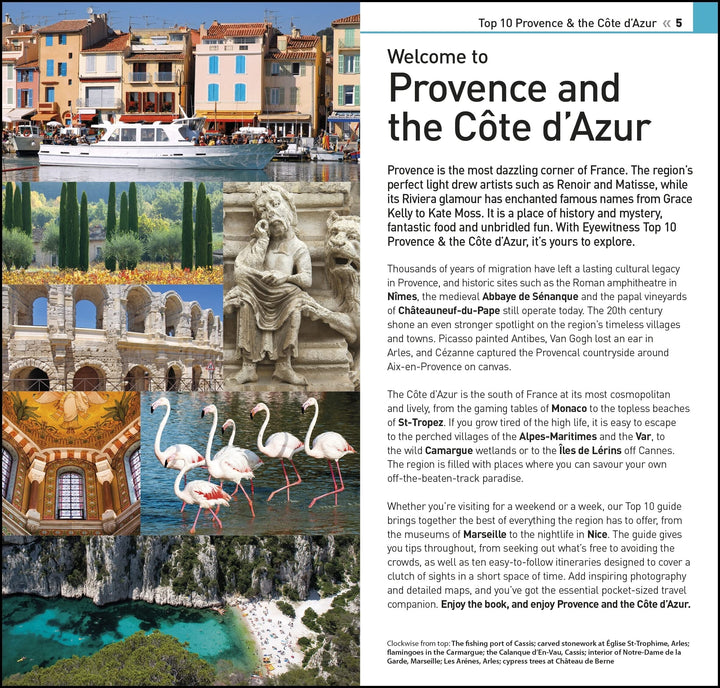 Guide de voyage (en anglais) - Provence & the Côte d'Azur Top 10 | Eyewitness guide petit format Eyewitness 