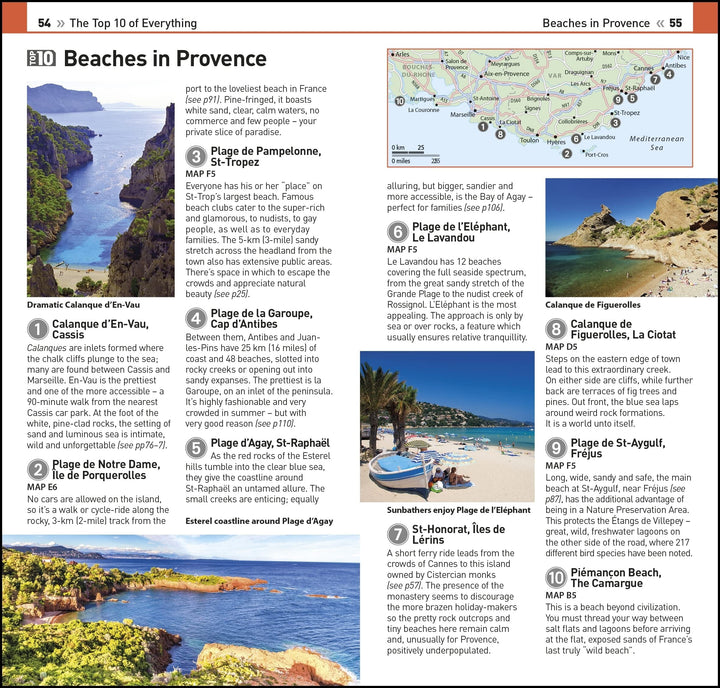 Guide de voyage (en anglais) - Provence & the Côte d'Azur Top 10 | Eyewitness guide petit format Eyewitness 
