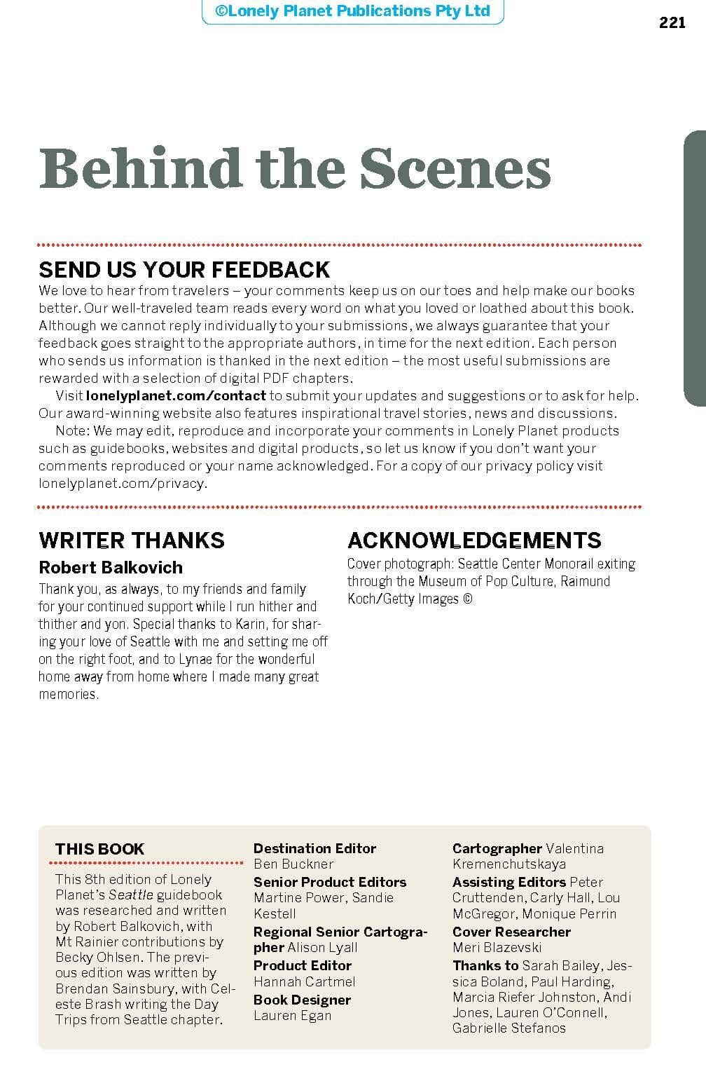 Guide de voyage (en anglais) - Seattle | Lonely Planet guide de voyage Lonely Planet EN 