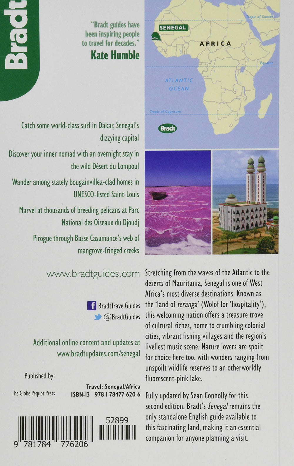 Guide de voyage (en anglais) - Sénégal | Bradt guide de voyage Bradt 