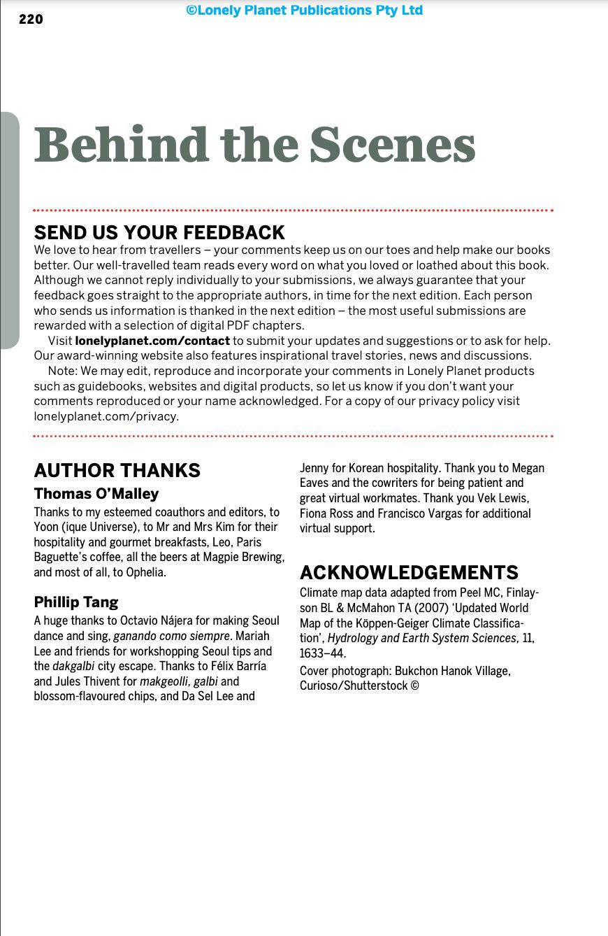 Guide de voyage (en anglais) - Seoul | Lonely Planet guide de voyage Lonely Planet EN 