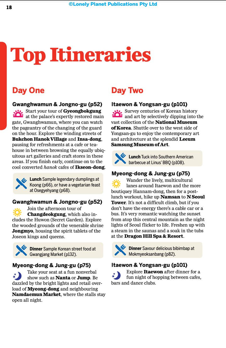 Guide de voyage (en anglais) - Seoul | Lonely Planet guide de voyage Lonely Planet EN 