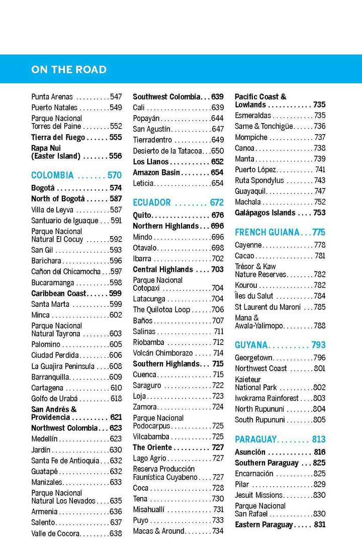 Guide de voyage (en anglais) - South America | Lonely Planet guide de voyage Lonely Planet 
