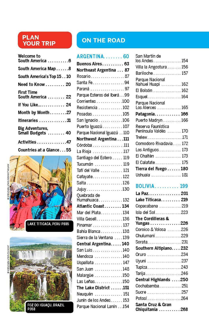Guide de voyage (en anglais) - South America | Lonely Planet guide de voyage Lonely Planet 