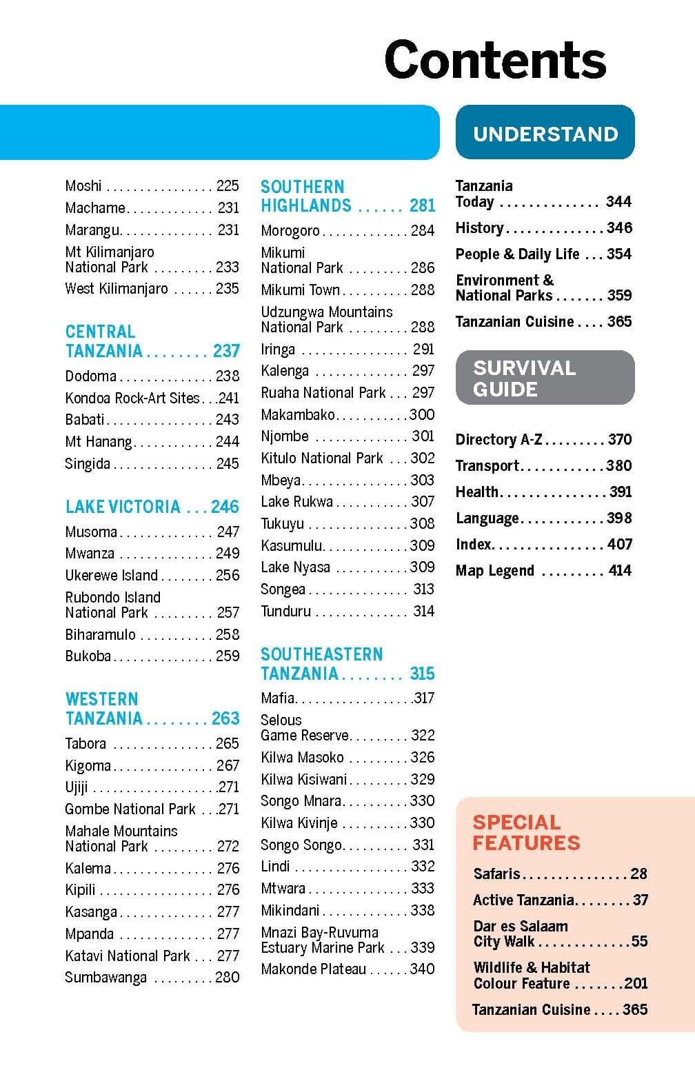 Guide de voyage (en anglais) - Tanzania 2023 | Lonely Planet guide de voyage Lonely Planet EN