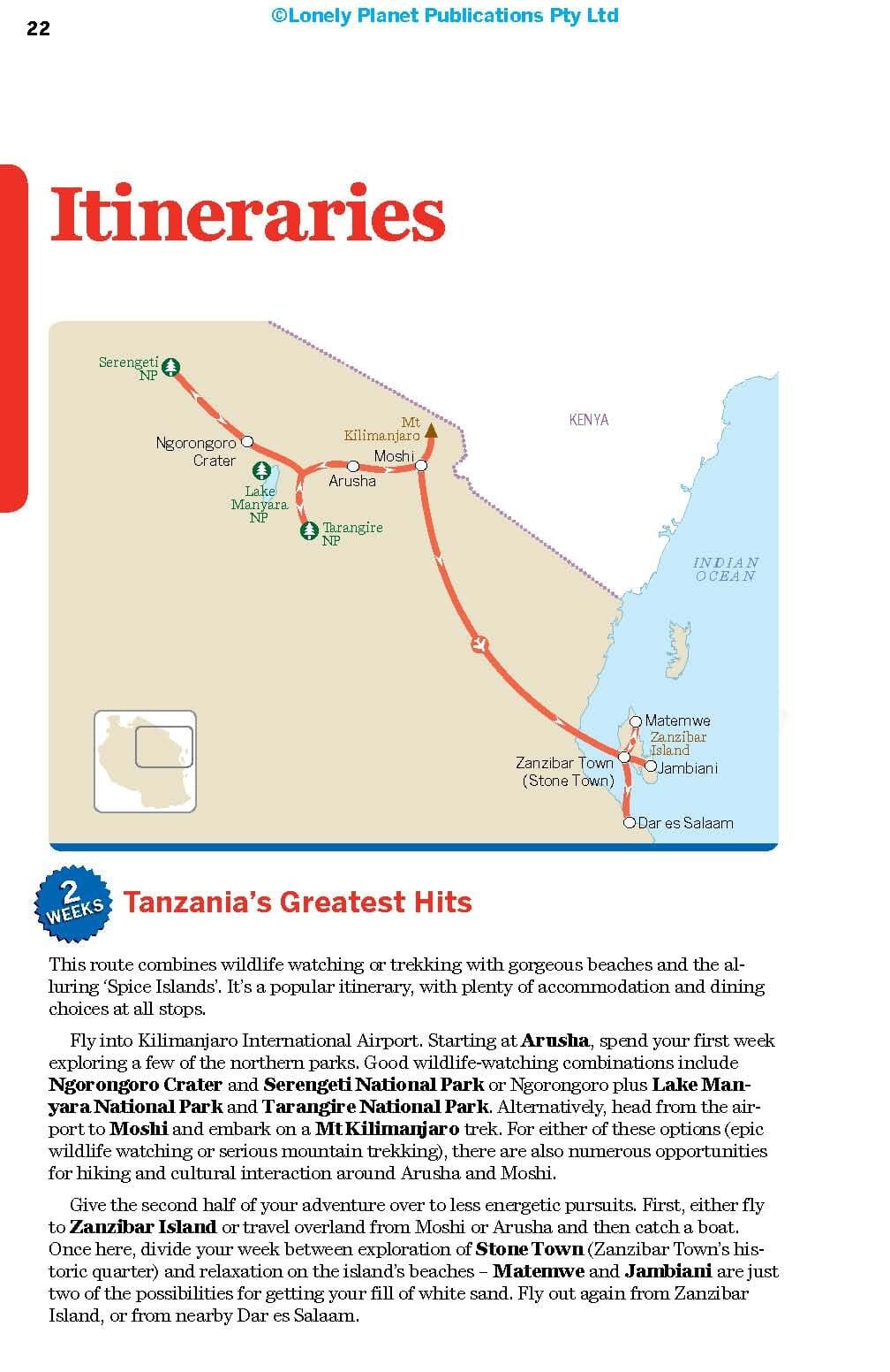 Guide de voyage (en anglais) - Tanzania 2023 | Lonely Planet guide de voyage Lonely Planet EN