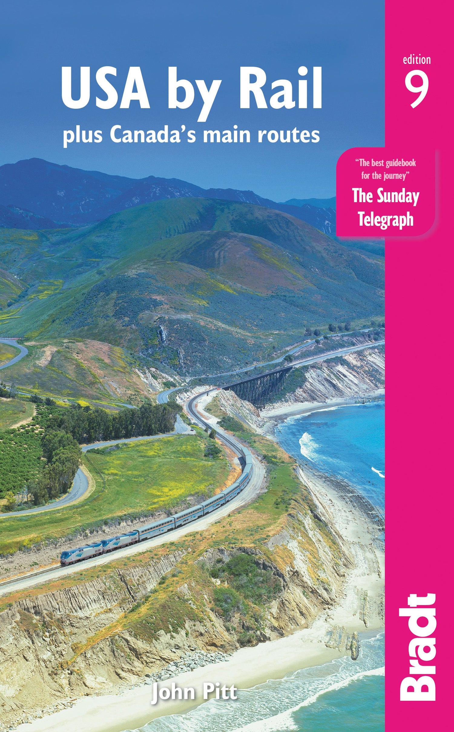 Guide de voyage (en anglais) - USA by rail plus Canada's main routes | Bradt guide de voyage Bradt Default Title