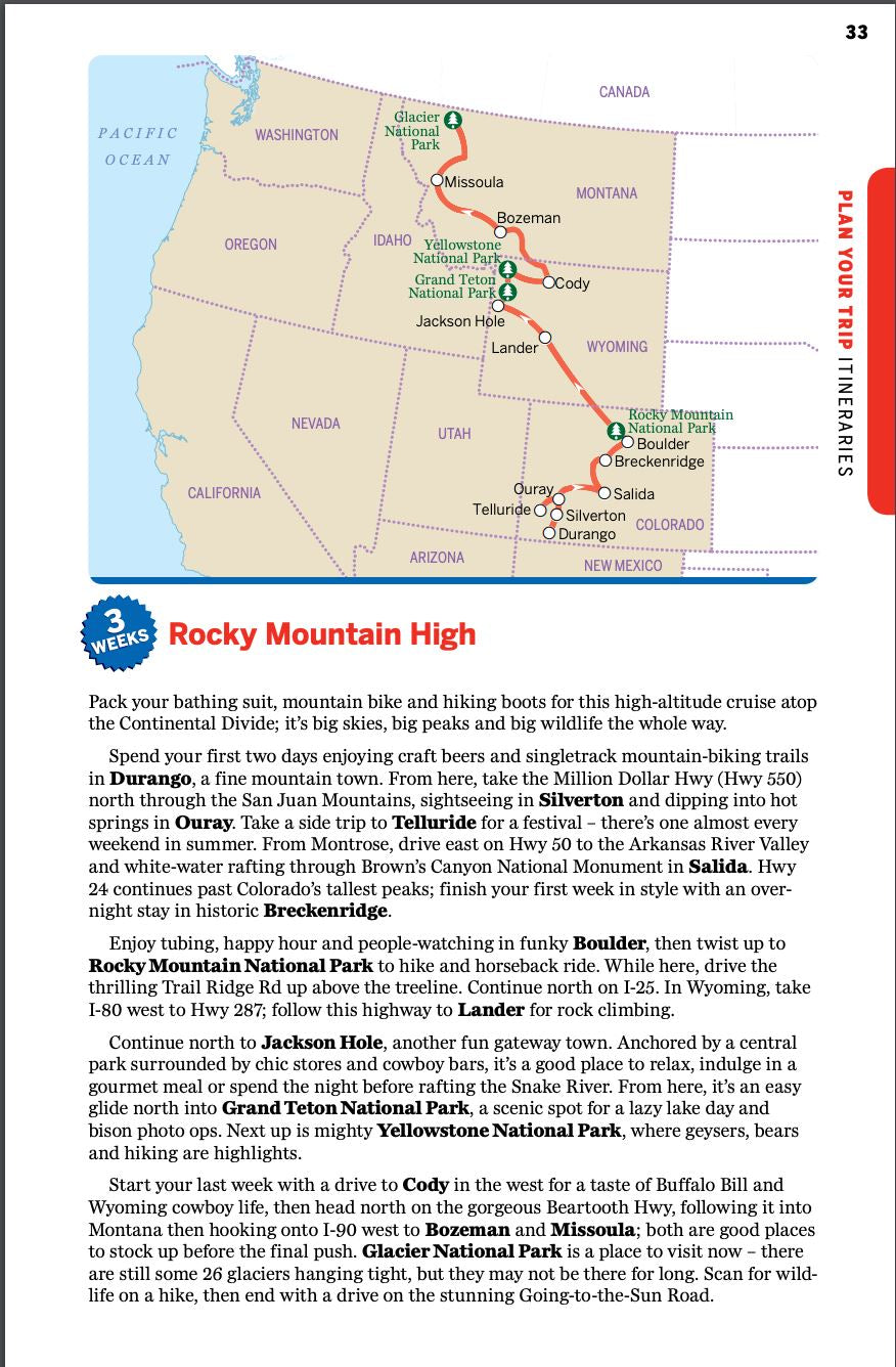 Guide de voyage (en anglais) - USA Western | Lonely Planet guide de voyage Lonely Planet EN 